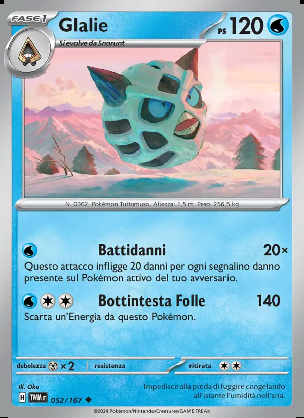 Image of the card Glalie