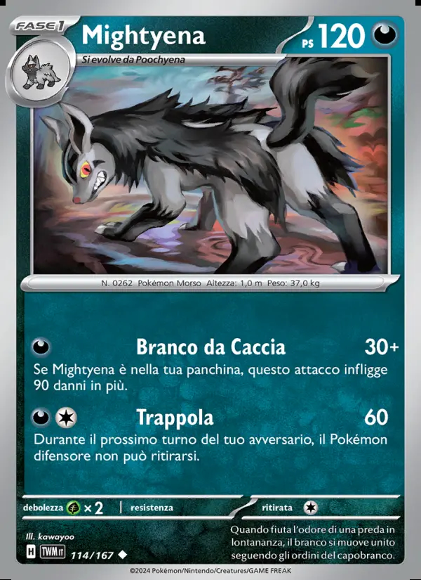 Image of the card Mightyena