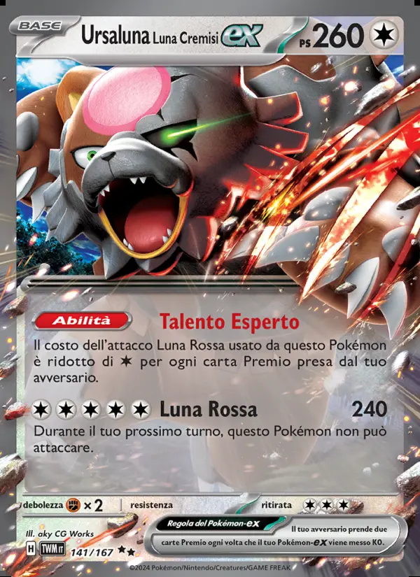 Image of the card Ursaluna Luna Cremisi-ex