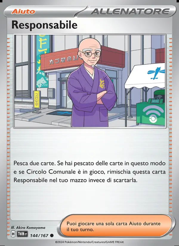 Image of the card Responsabile