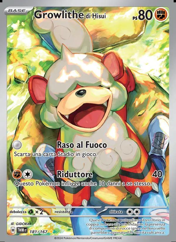 Image of the card Growlithe di Hisui