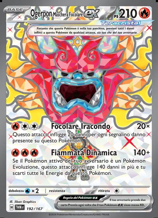 Image of the card Ogerpon Maschera Focolare-ex