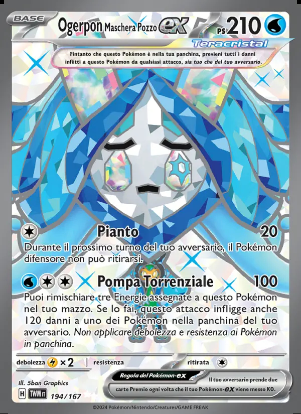 Image of the card Ogerpon Maschera Pozzo-ex