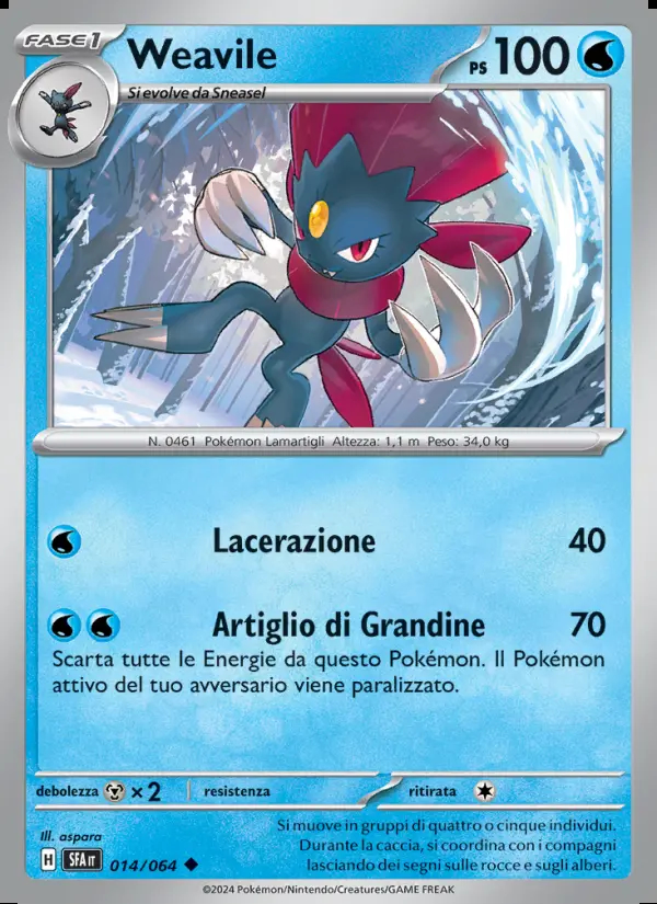 Image of the card Weavile