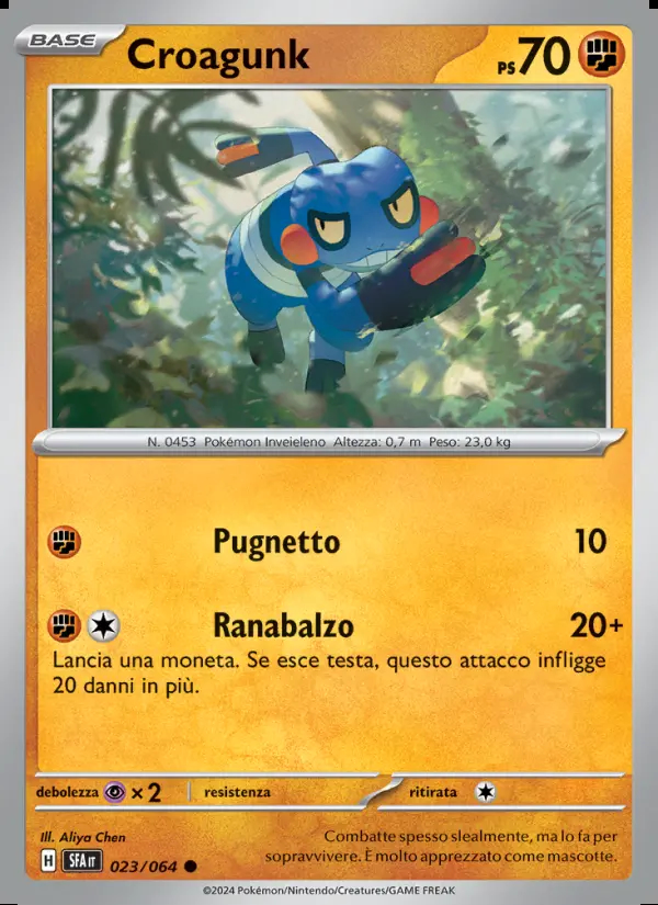 Image of the card Croagunk