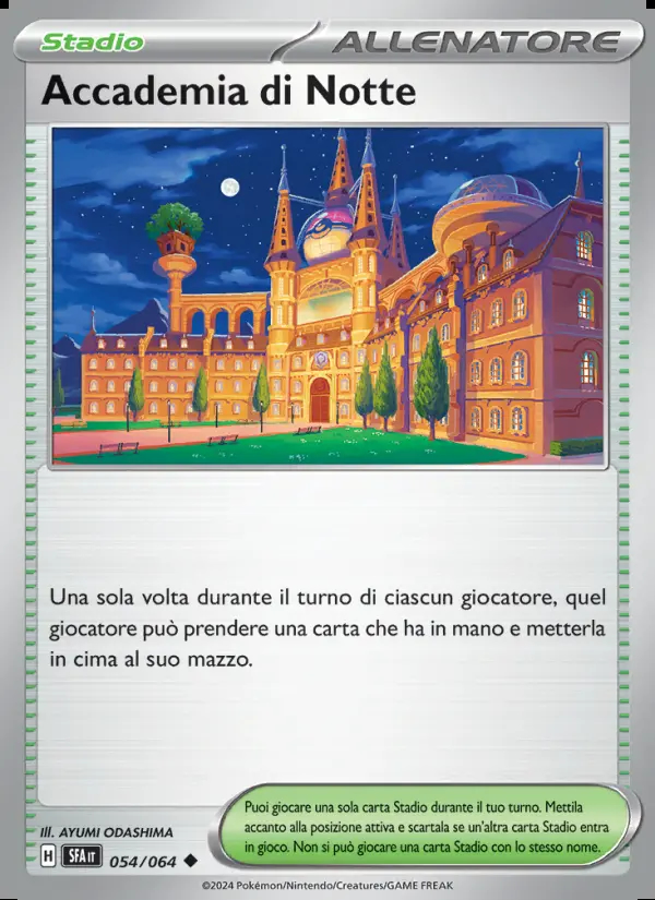 Image of the card Accademia di Notte