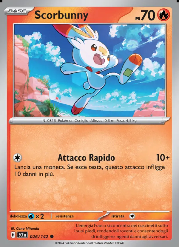 Image of the card Scorbunny