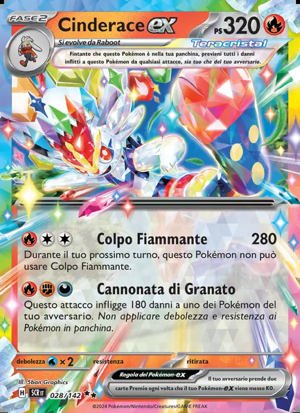 Image of the card Cinderace-ex