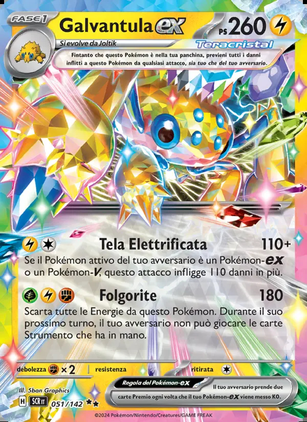 Image of the card Galvantula-ex