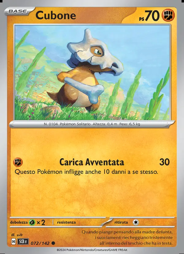 Image of the card Cubone