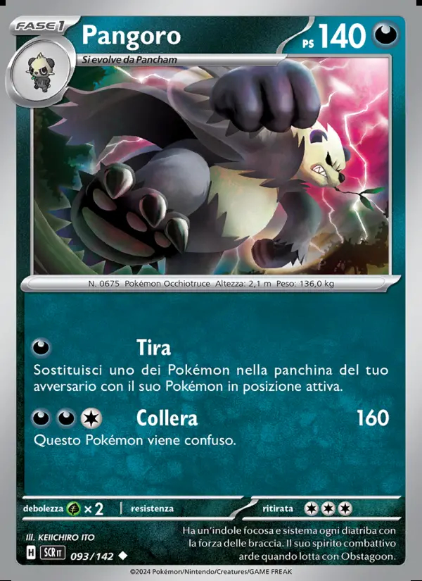 Image of the card Pangoro