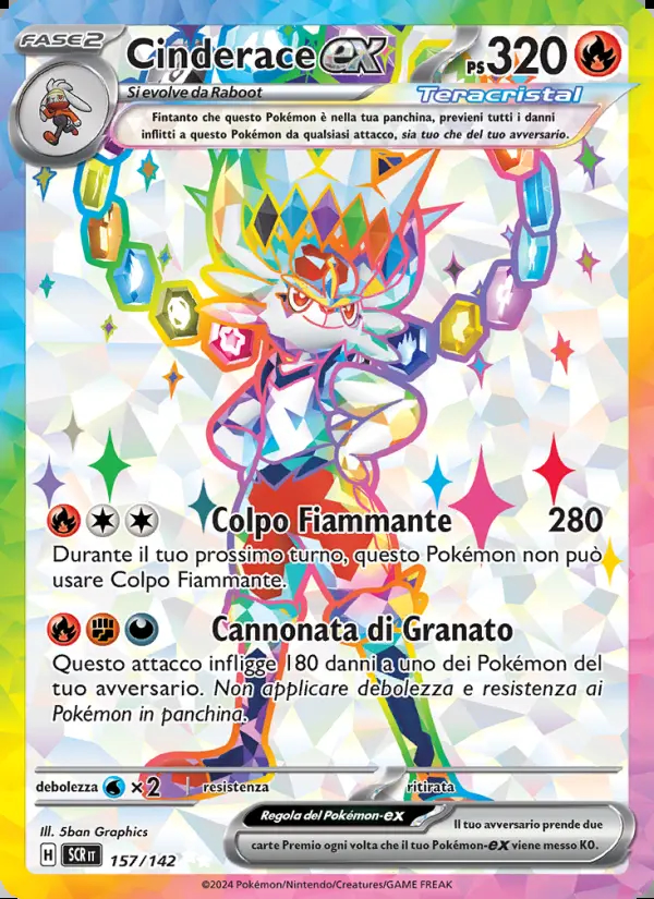 Image of the card Cinderace-ex