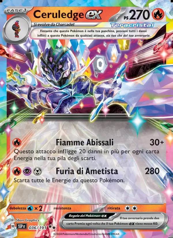 Image of the card Ceruledge-ex