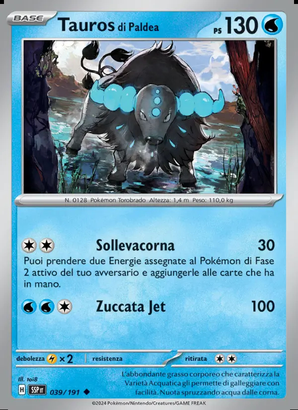 Image of the card Tauros di Paldea