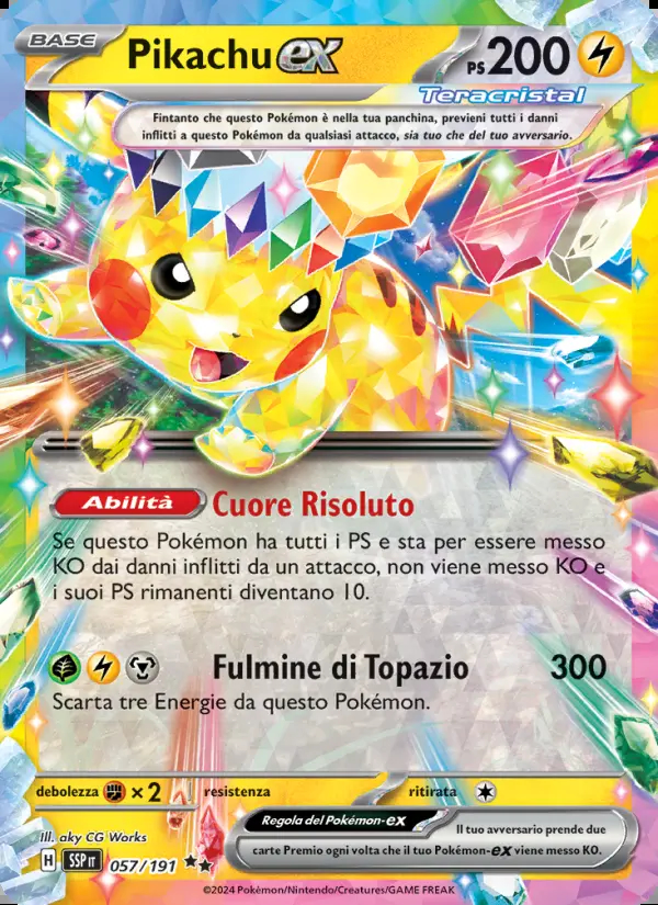 Image of the card Pikachu-ex