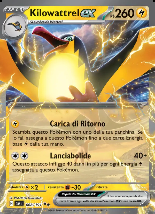 Image of the card Kilowattrel-ex