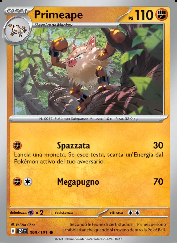 Image of the card Primeape