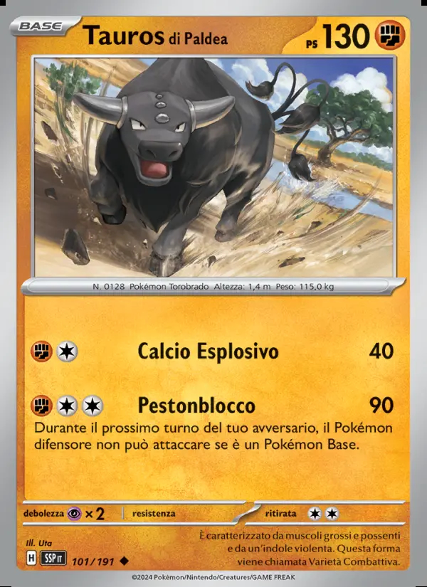 Image of the card Tauros di Paldea