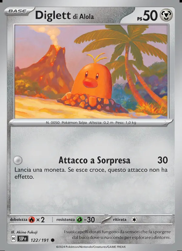 Image of the card Diglett di Alola