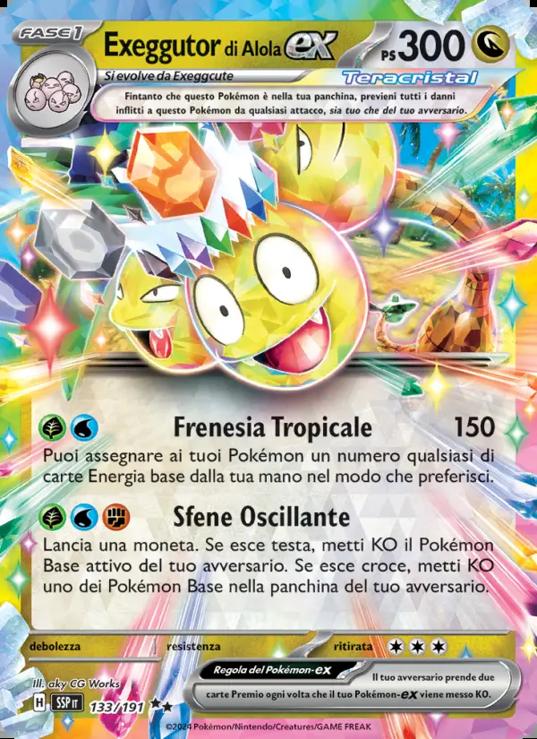 Image of the card Exeggutor di Alola-ex