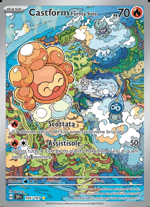 Image of the card Castform Forma Sole