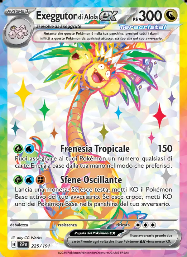 Image of the card Exeggutor di Alola-ex