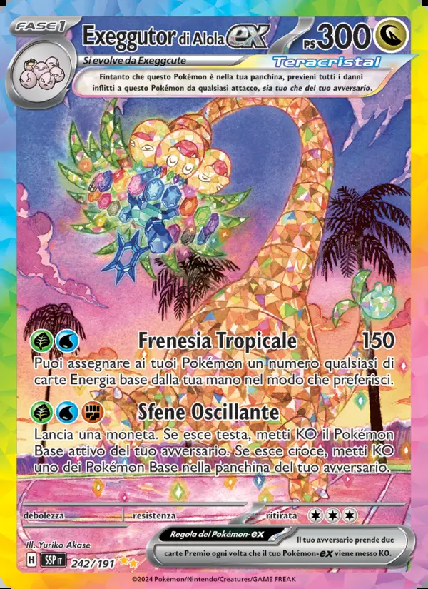 Image of the card Exeggutor di Alola-ex