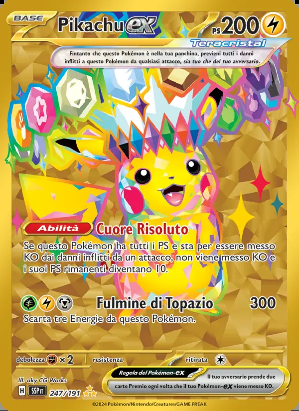 Image of the card Pikachu-ex