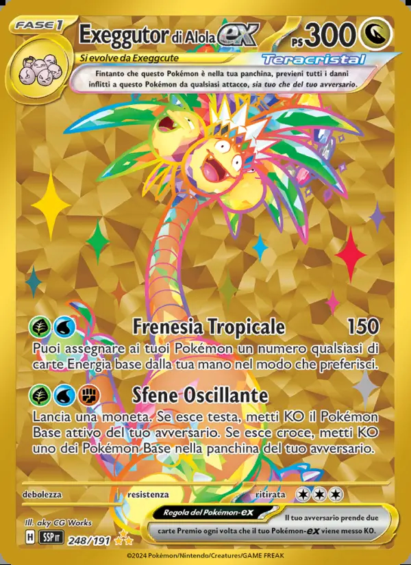 Image of the card Exeggutor di Alola-ex