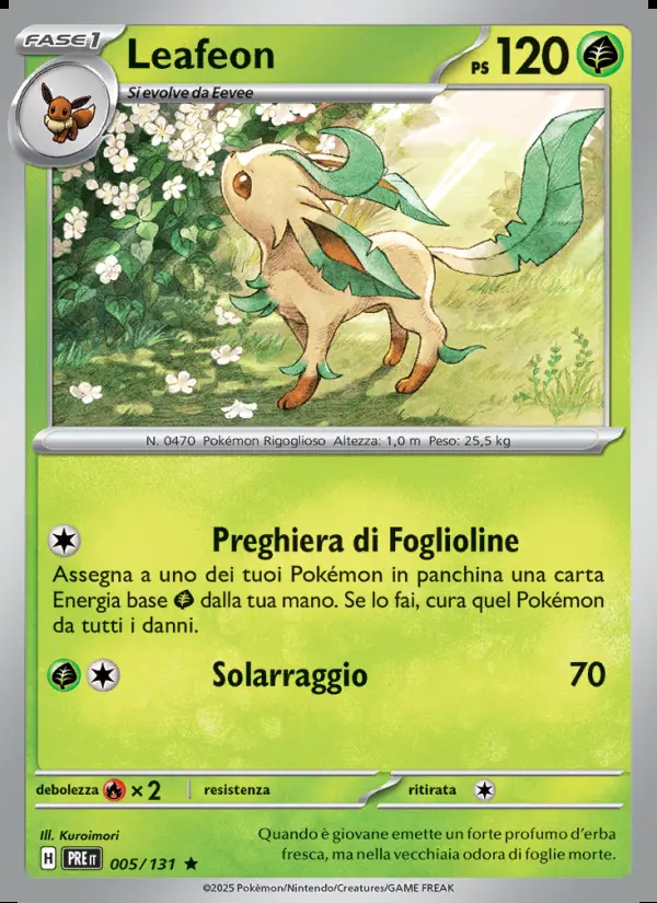 Image of the card Leafeon