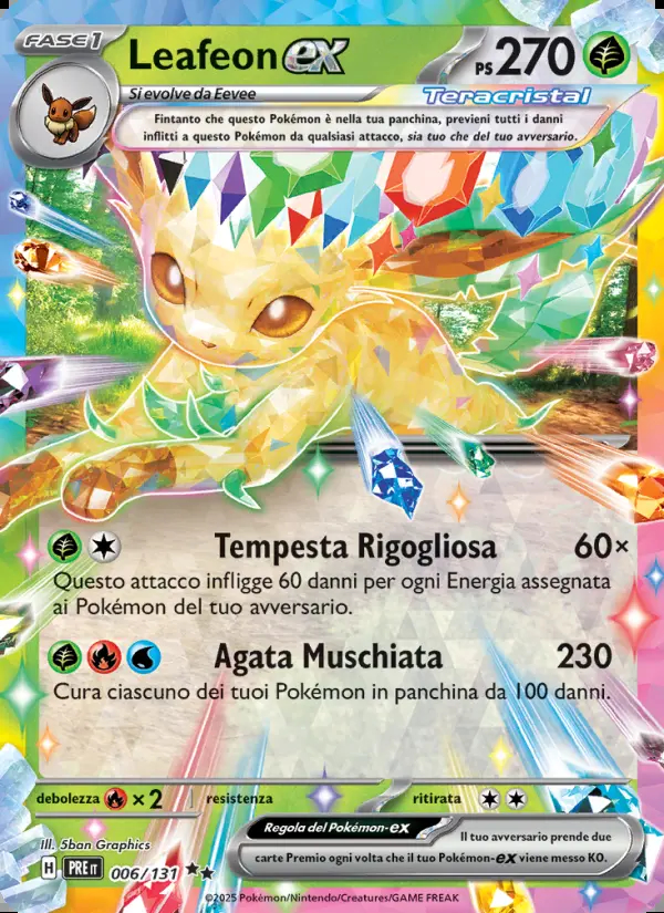 Image of the card Leafeon-ex