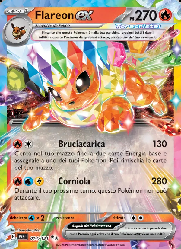 Image of the card Flareon-ex