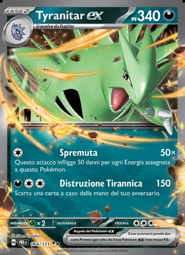 Image of the card Tyranitar-ex