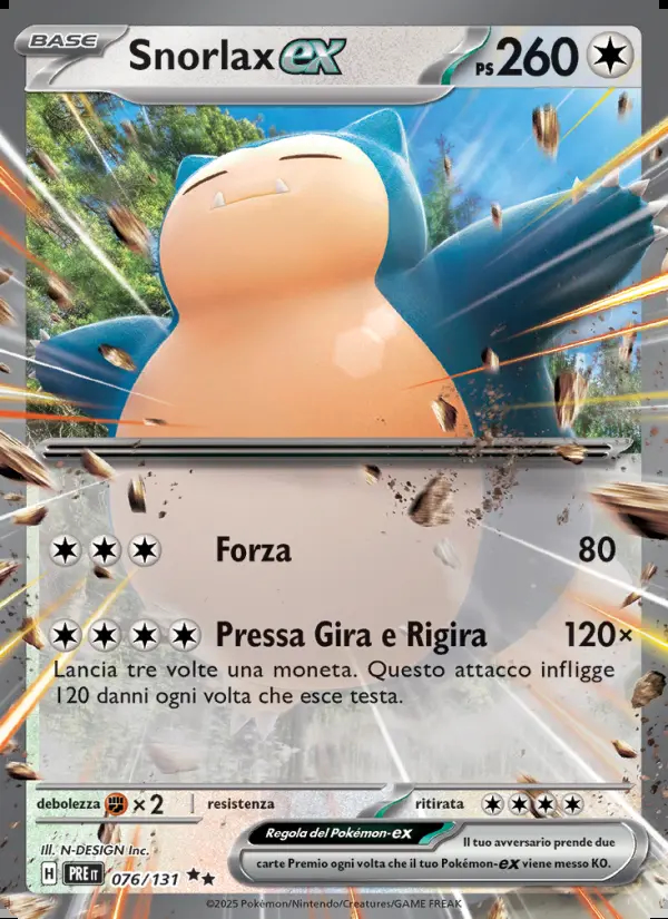 Image of the card Snorlax-ex