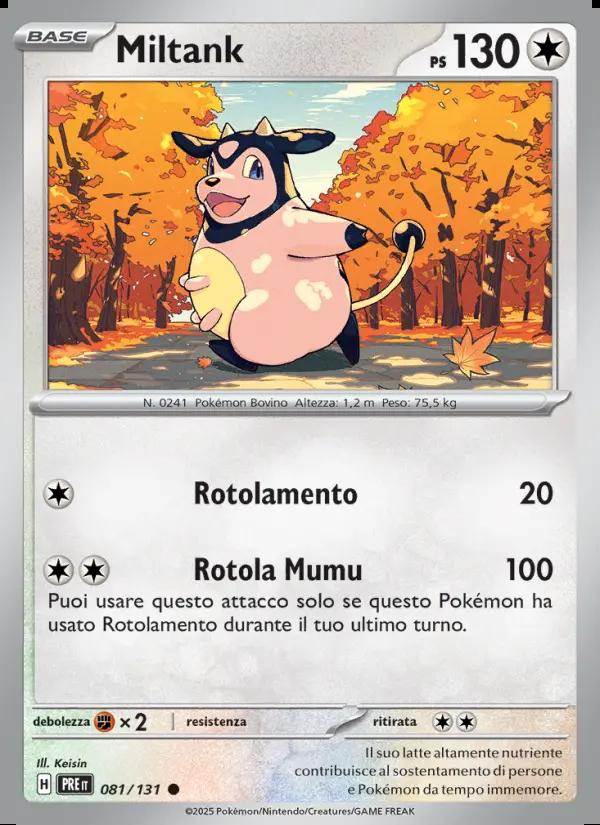 Image of the card Miltank