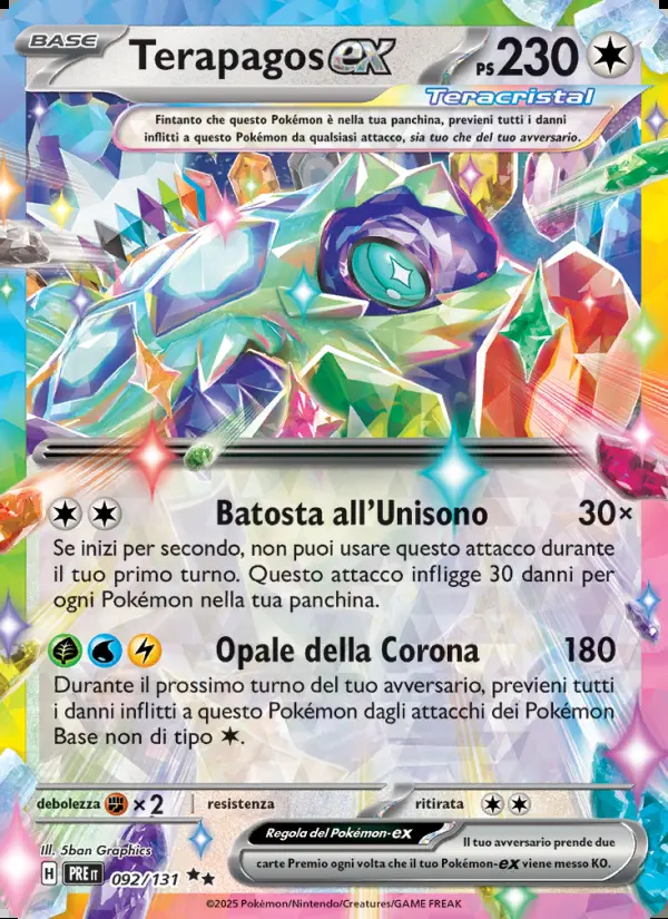 Image of the card Terapagos-ex