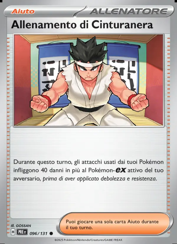 Image of the card Allenamento di Cinturanera