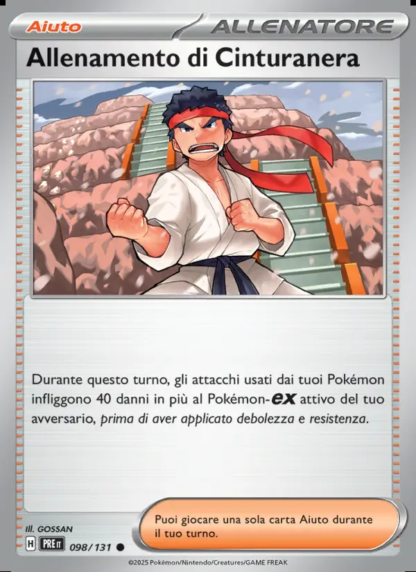 Image of the card Allenamento di Cinturanera