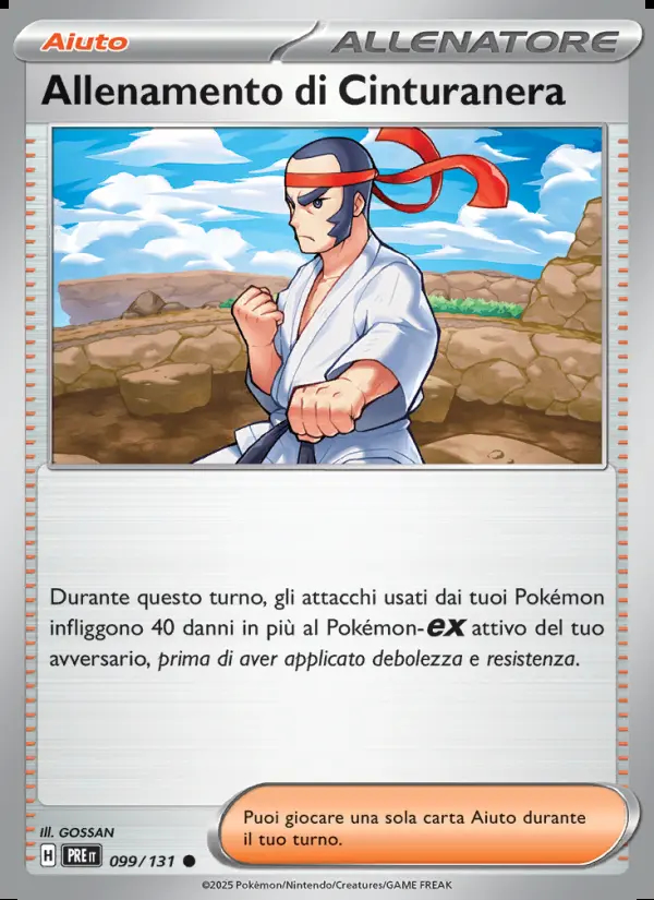 Image of the card Allenamento di Cinturanera