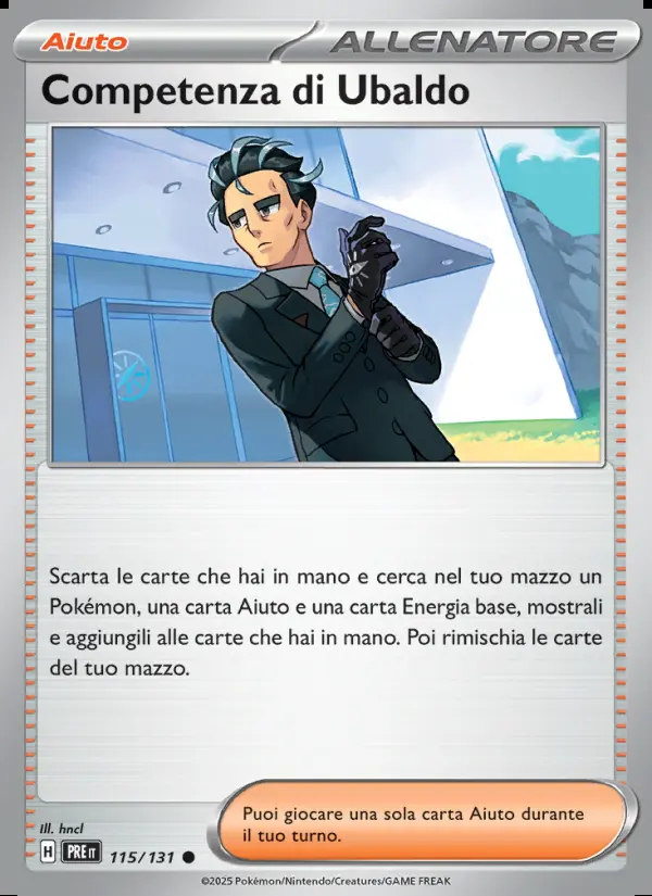 Image of the card Competenza di Ubaldo