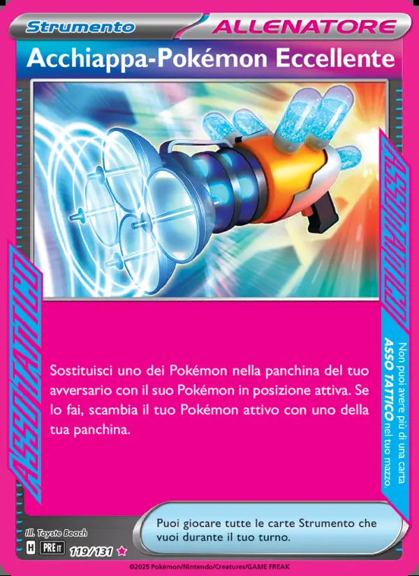 Image of the card Acchiappa-Pokémon Eccellente