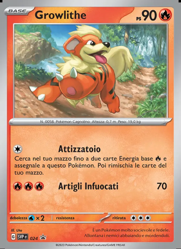 Image of the card Growlithe