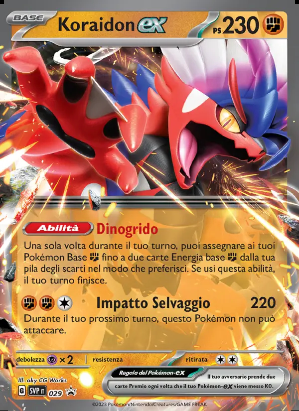 Image of the card Koraidon-ex