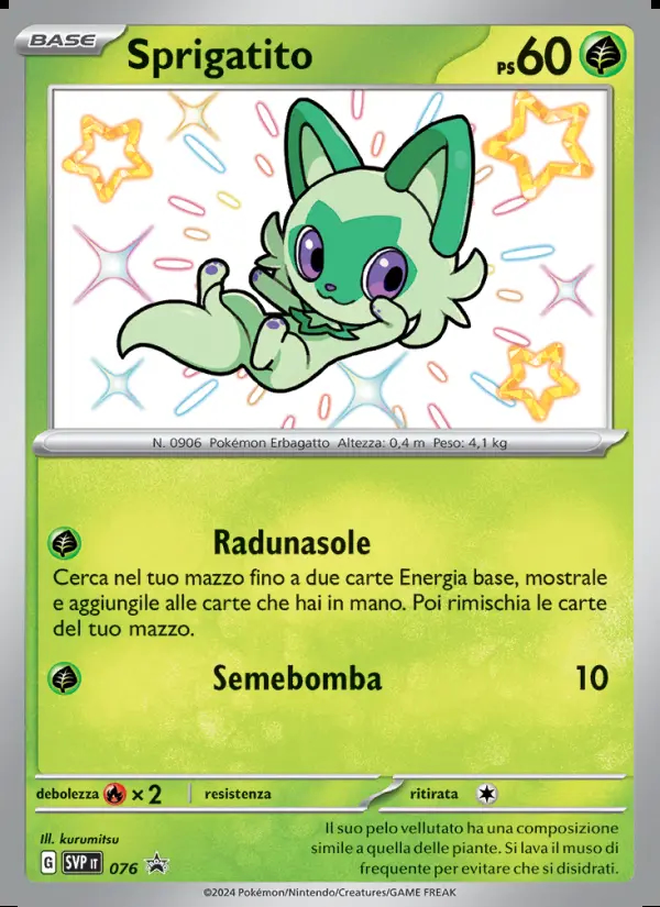 Image of the card Sprigatito