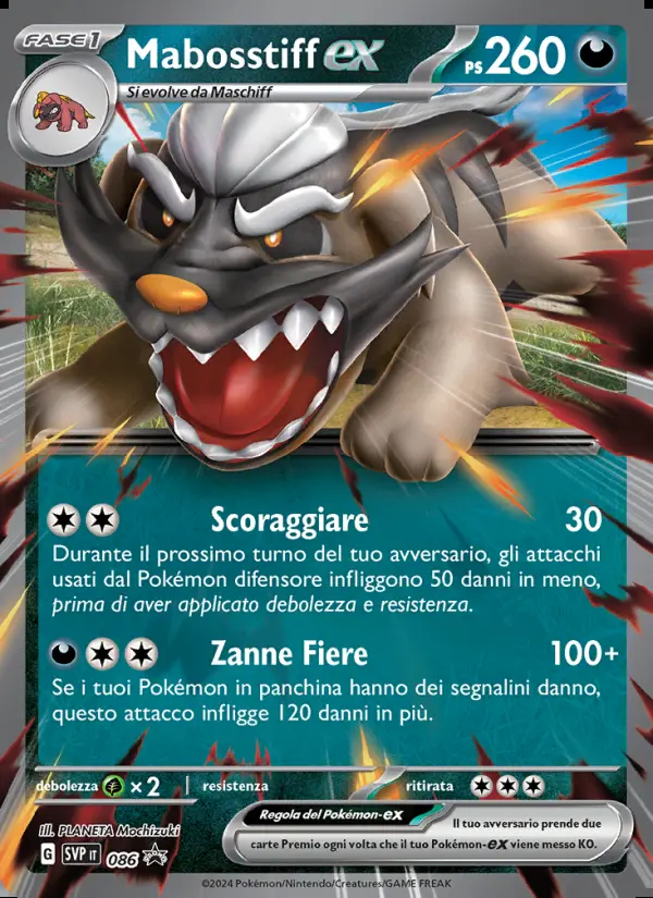 Image of the card Mabosstiff-ex