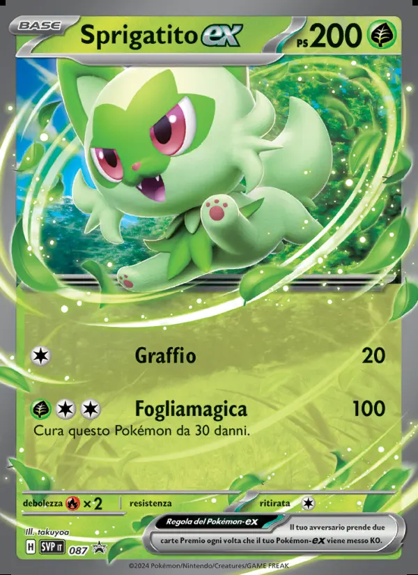 Image of the card Sprigatito-ex