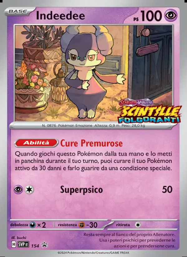 Image of the card Indeedee