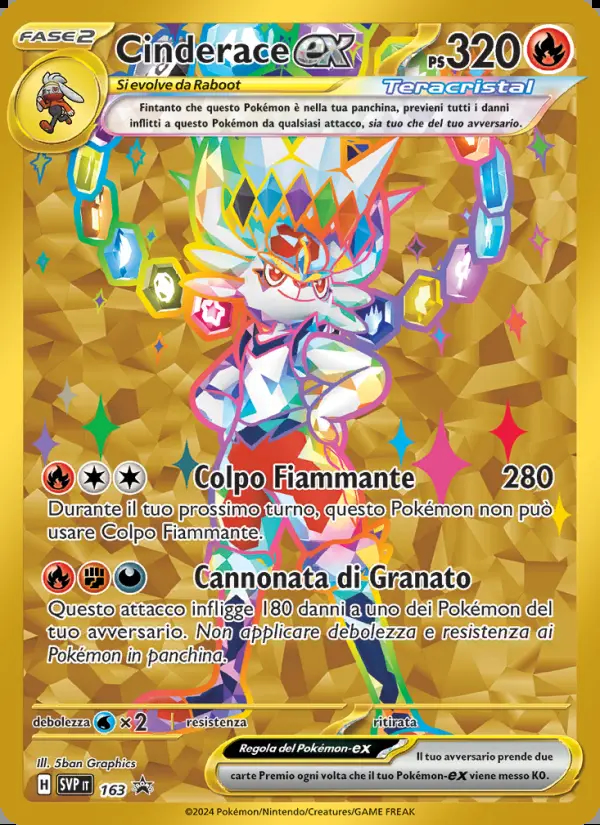 Image of the card Cinderace-ex