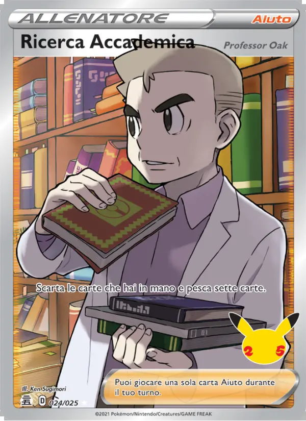 Image of the card Ricerca Accademica (Professor Oak)