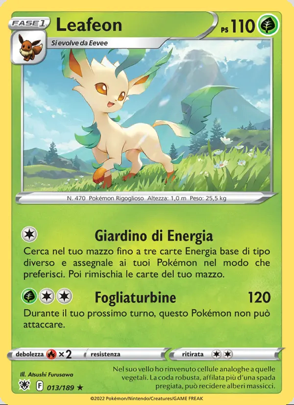 Image of the card Leafeon